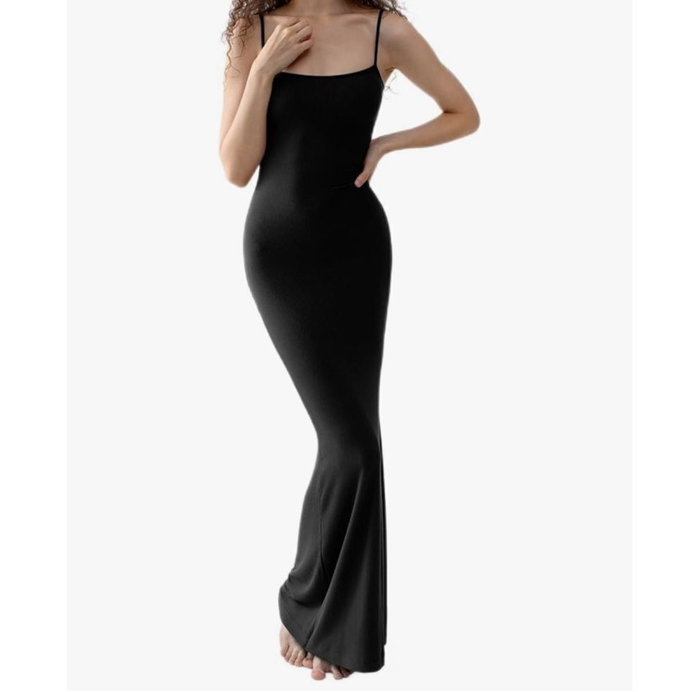 PUMIEY Long Slip Dress